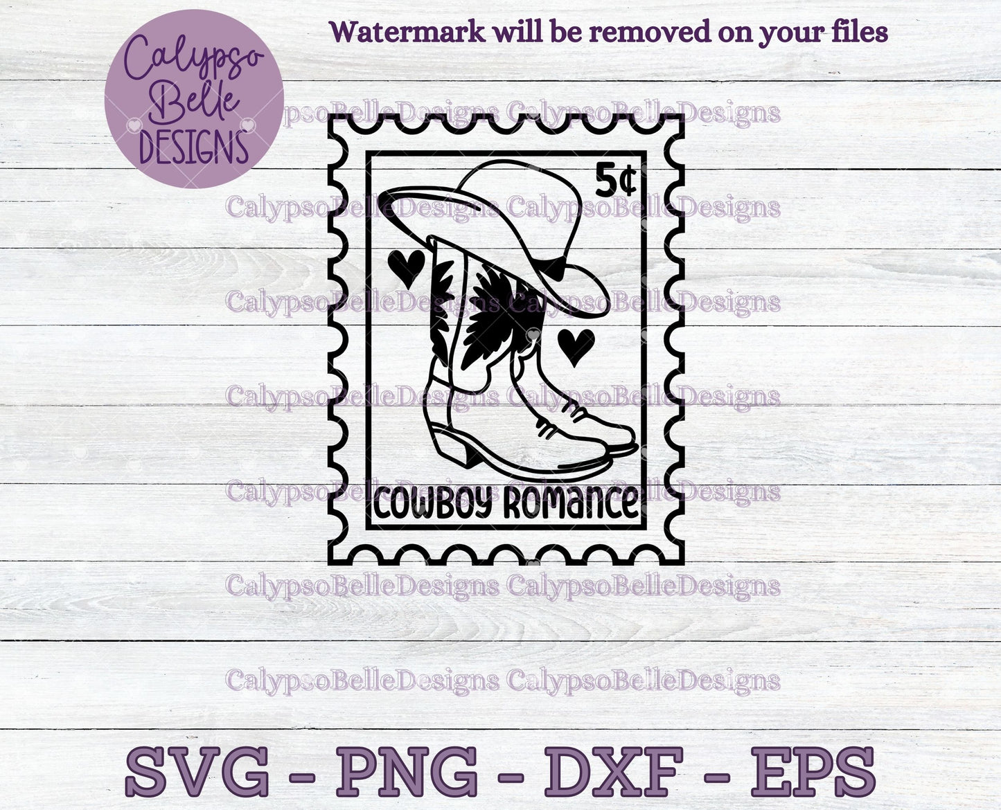 Cowboy Romance, Trope Stamps, Bookish Stamps, Bookish Design