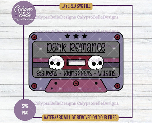 Dark Romance Mixtape, Bookish Designs