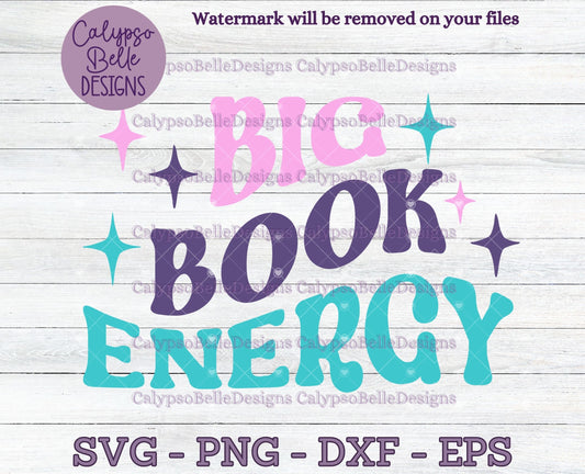 Big Book Energy, Wavy Retro Design