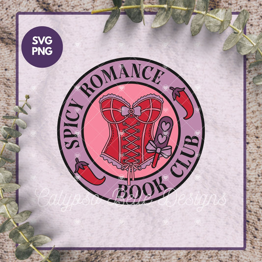 Spicy Romance Book Club, Bookish Designs