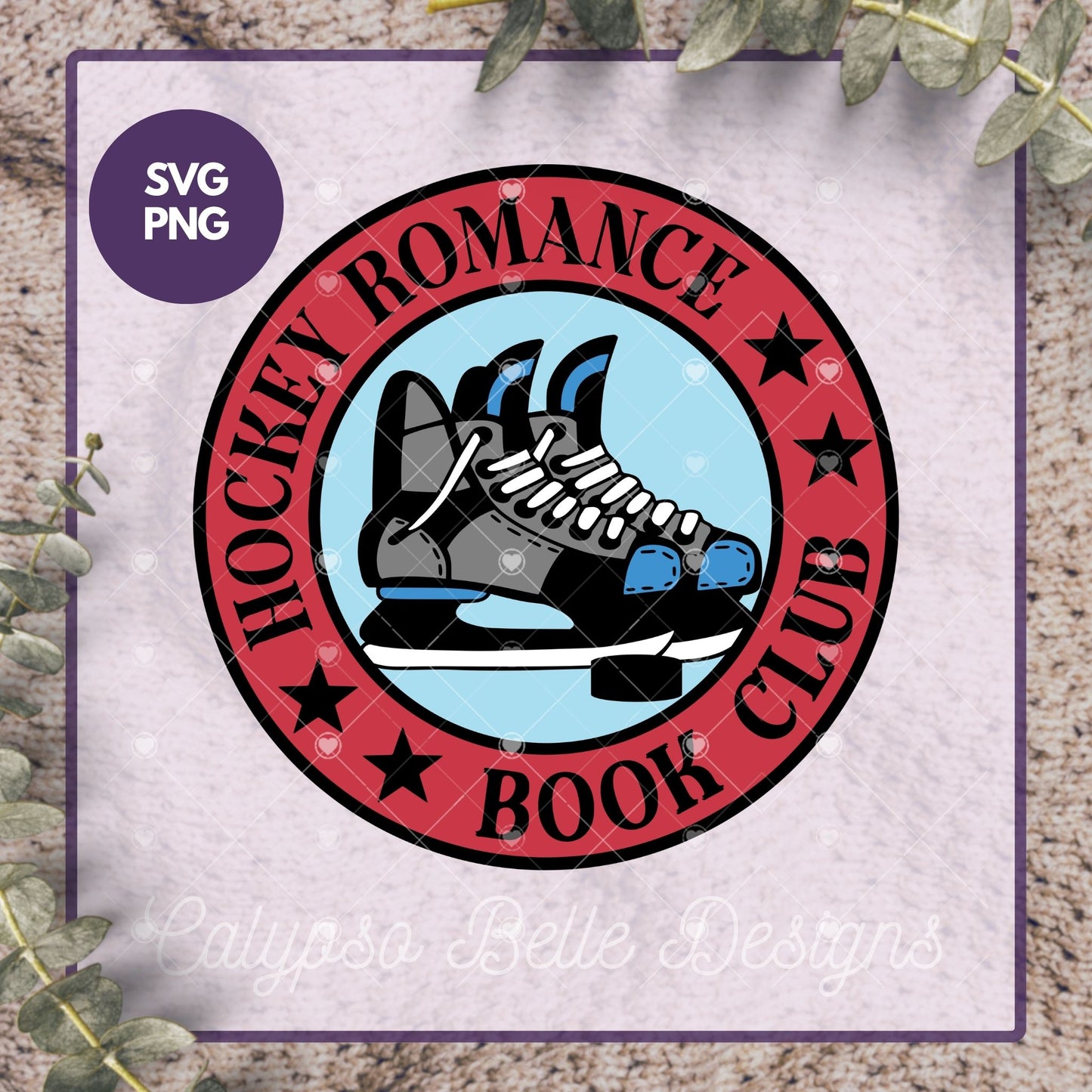 Hockey Romance Book Club, Bookish Designs