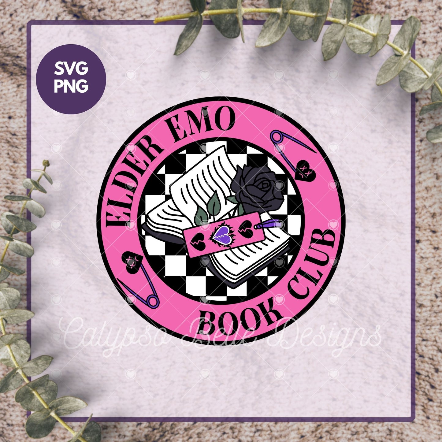 Elder Emo Book Club, Bookish Designs