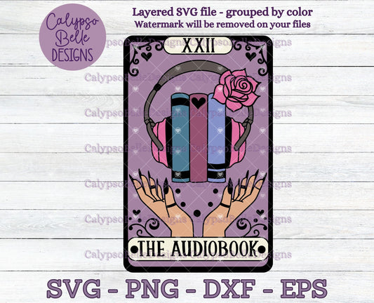 The Audiobook Tarot Card Design