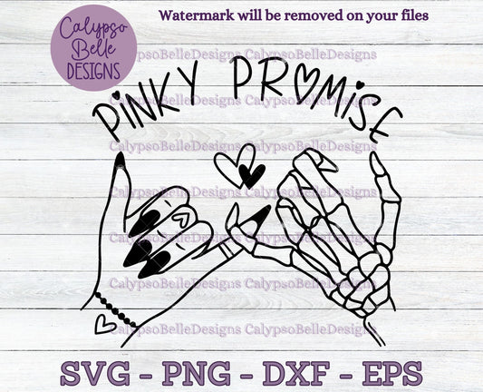 Pinky Promise with my Demons, Gothic Emo Design