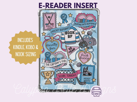 Hockey Romance, Printable Kindle & Kobo Insert