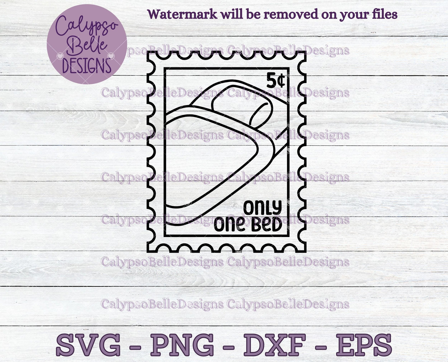 Only One Bed, Trope Stamps, Bookish Stamps, Bookish Design