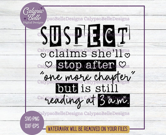 Suspect claims she'll stop after One More Chapter, but is still reading at 3 a.m., Bookish Design