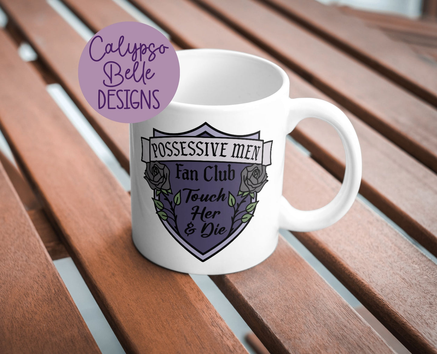 Possessive Men Fan Club, Bookish Badge Design