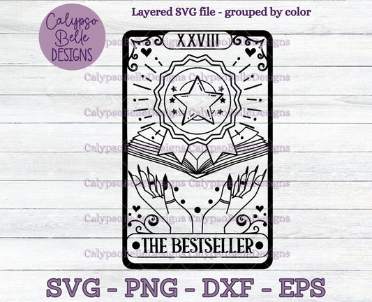 The Bestseller, Bookish Tarot Card Design, Book Journal