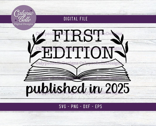 First Edition, Published in 2025, Bookworm Baby Bookish Design