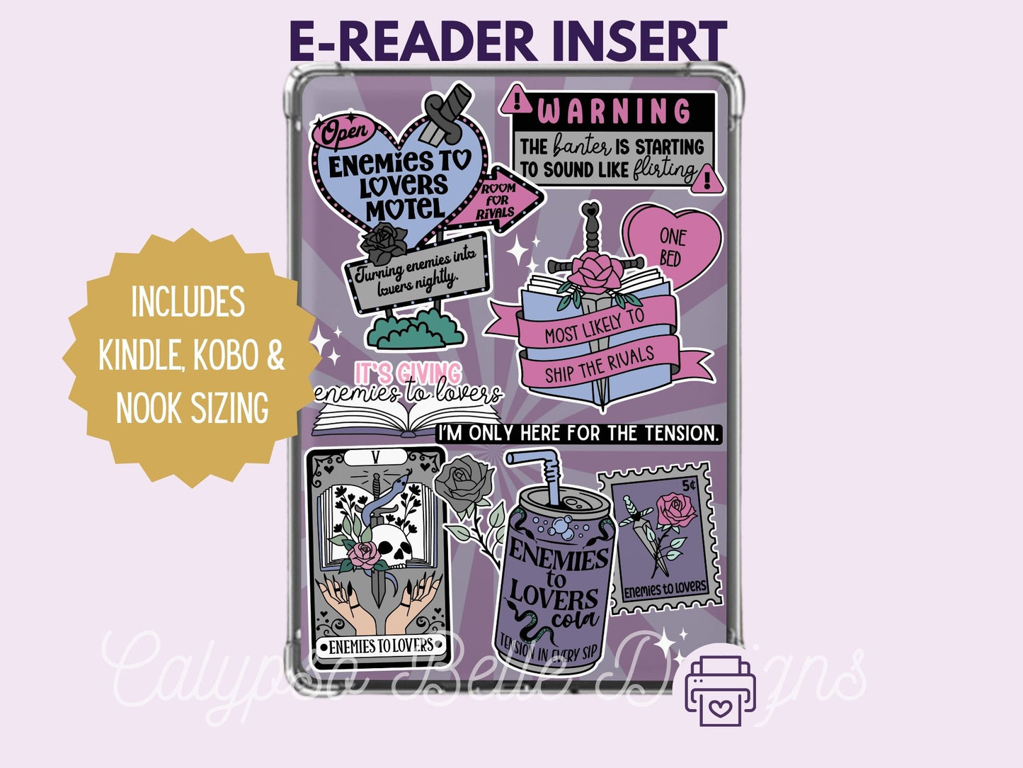 Enemies to Lovers, Printable Kindle & Kobo Insert