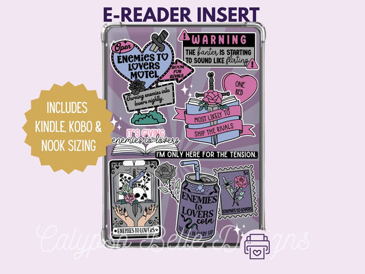 Enemies to Lovers, Printable Kindle & Kobo Insert