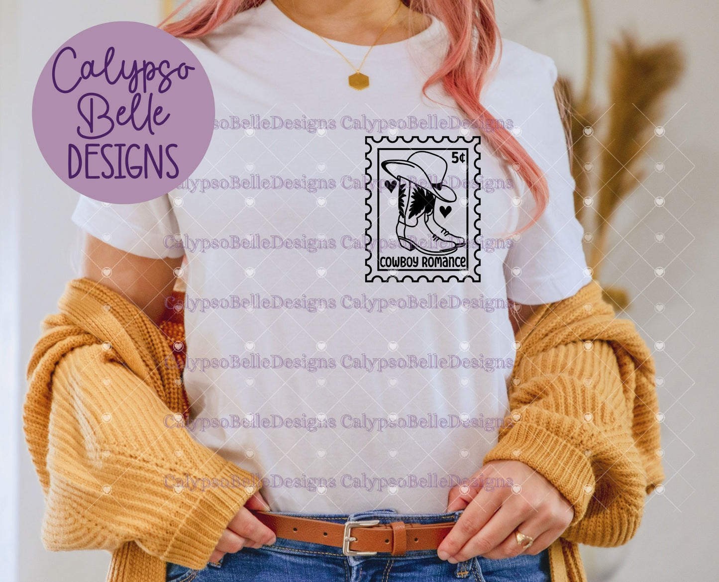 Cowboy Romance, Trope Stamps, Bookish Stamps, Bookish Design