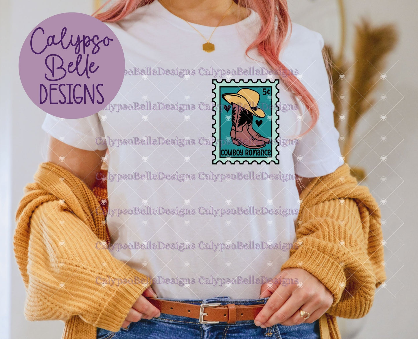 Cowboy Romance, Trope Stamps, Bookish Stamps, Bookish Design