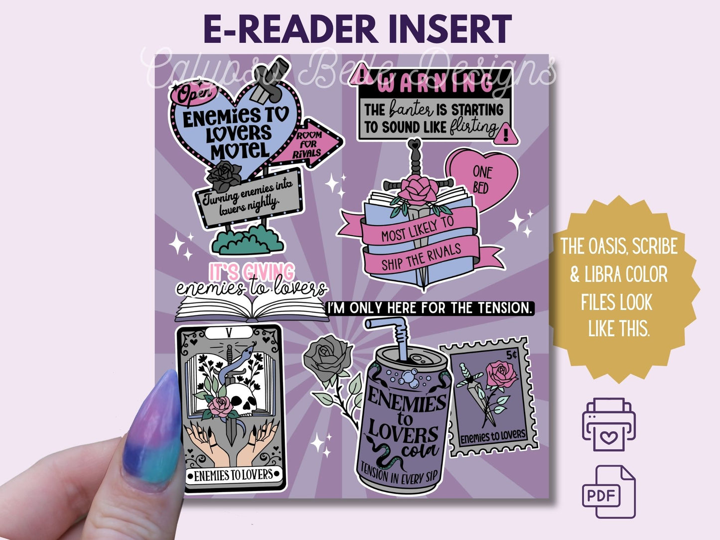 Enemies to Lovers, Printable Kindle & Kobo Insert