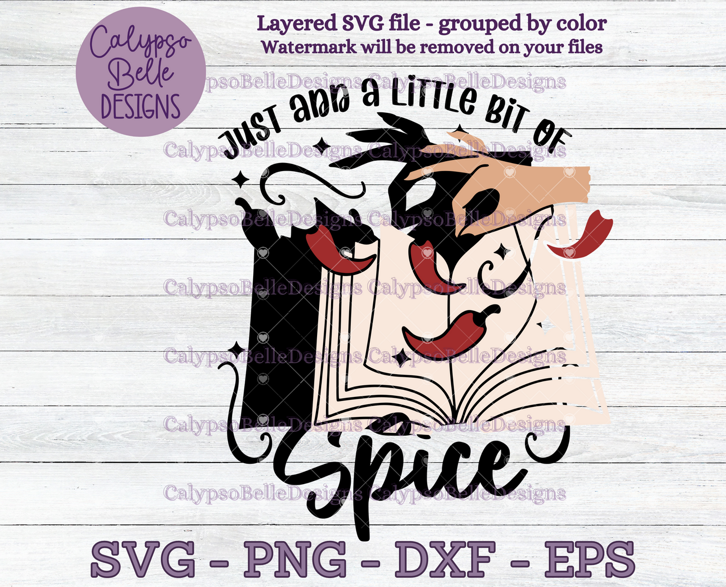 Just Add a Little Bit of Spice, Bookish Design