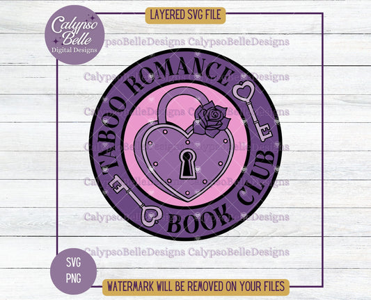 Taboo Romance Book Club, Bookish Designs