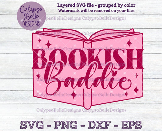 Bookish Baddie, Retro Y2K, Bookish Design