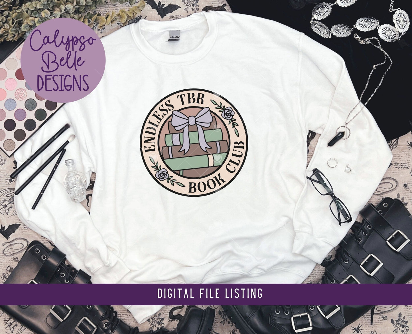 Endless TBR Book Club, Bookish Designs