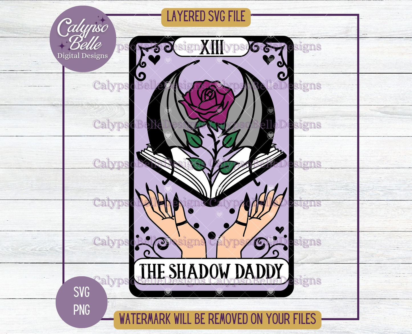 The Shadow Daddy Tarot Card Design, Bookish Designs