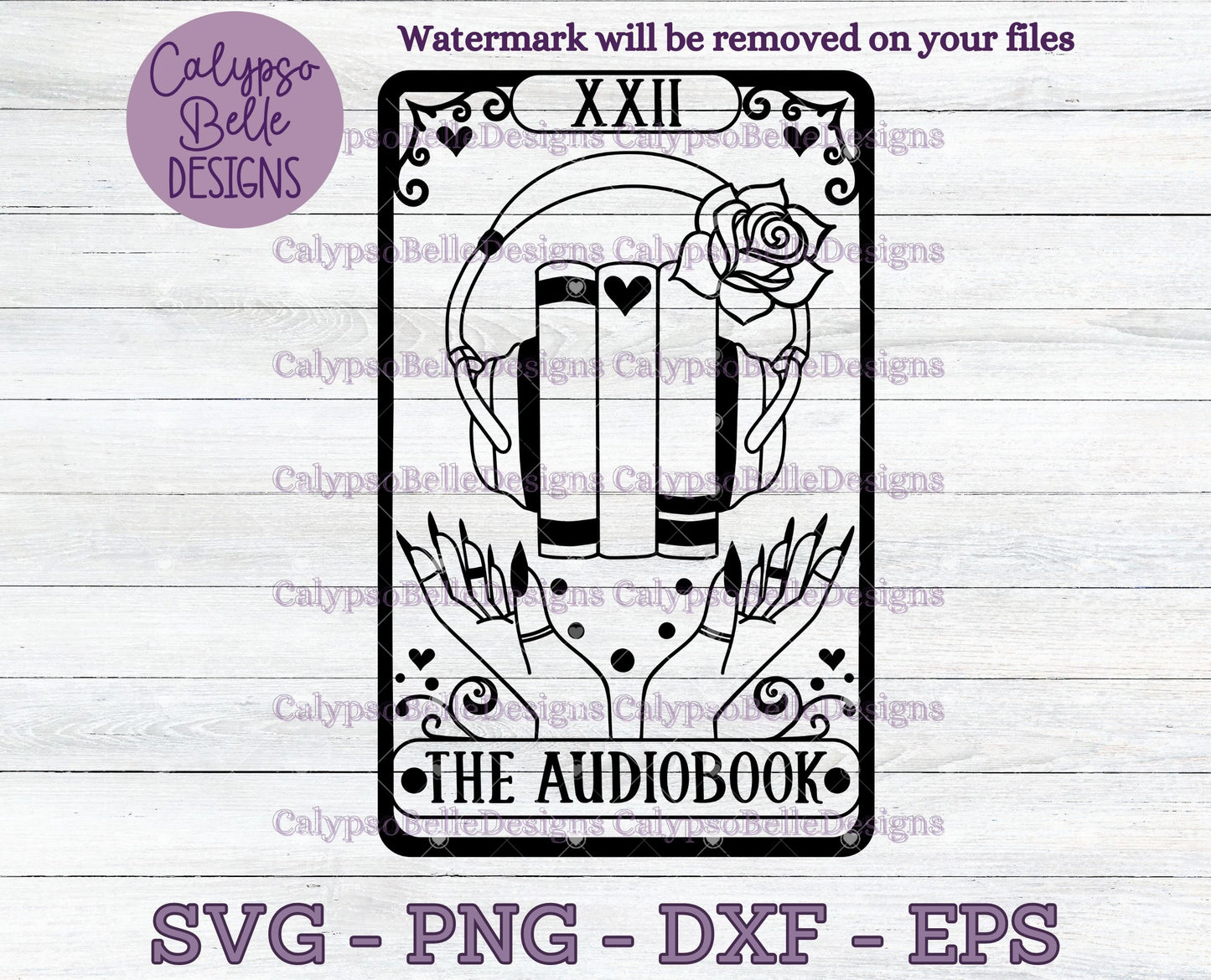 The Audiobook Tarot Card Design