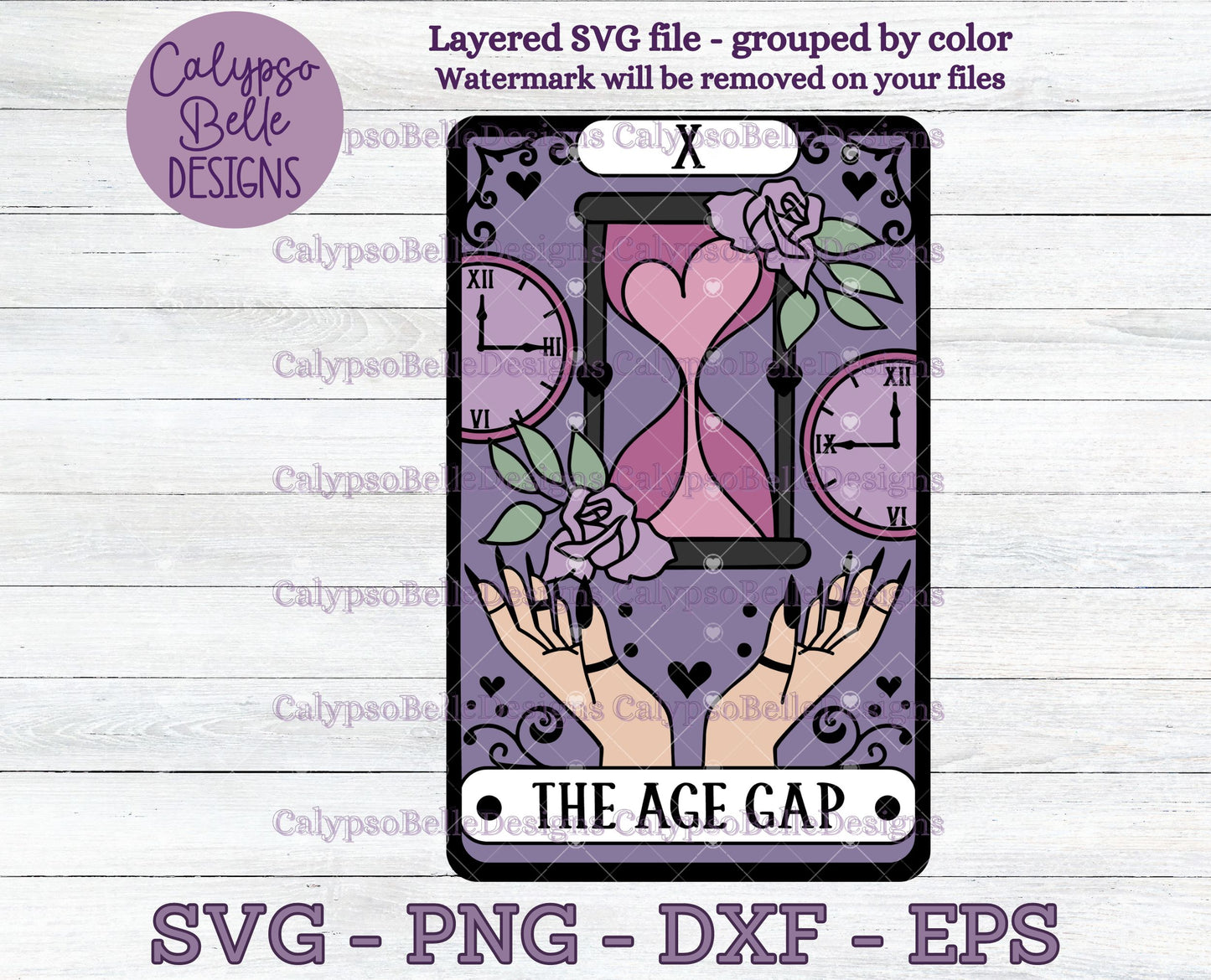 The Age Gap Reader Tarot Card Bookish Design