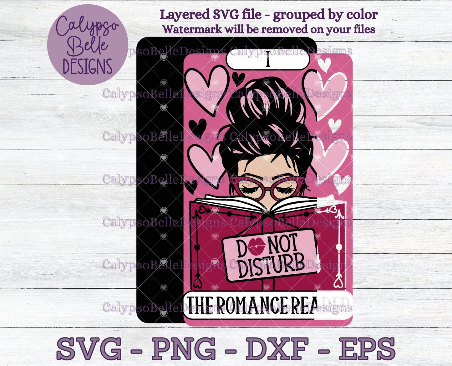 The Romance Reader Tarot Card, Bookish Design