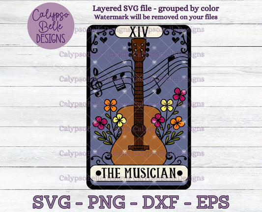 The Musician Tarot Card Design