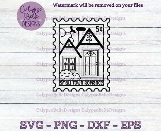 Small Town Romance, Trope Stamps, Bookish Stamps, Bookish Design