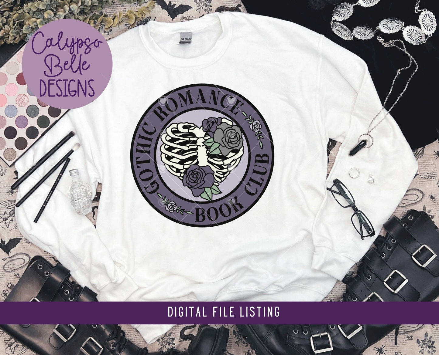 Gothic Romance Book Club, Bookish Designs