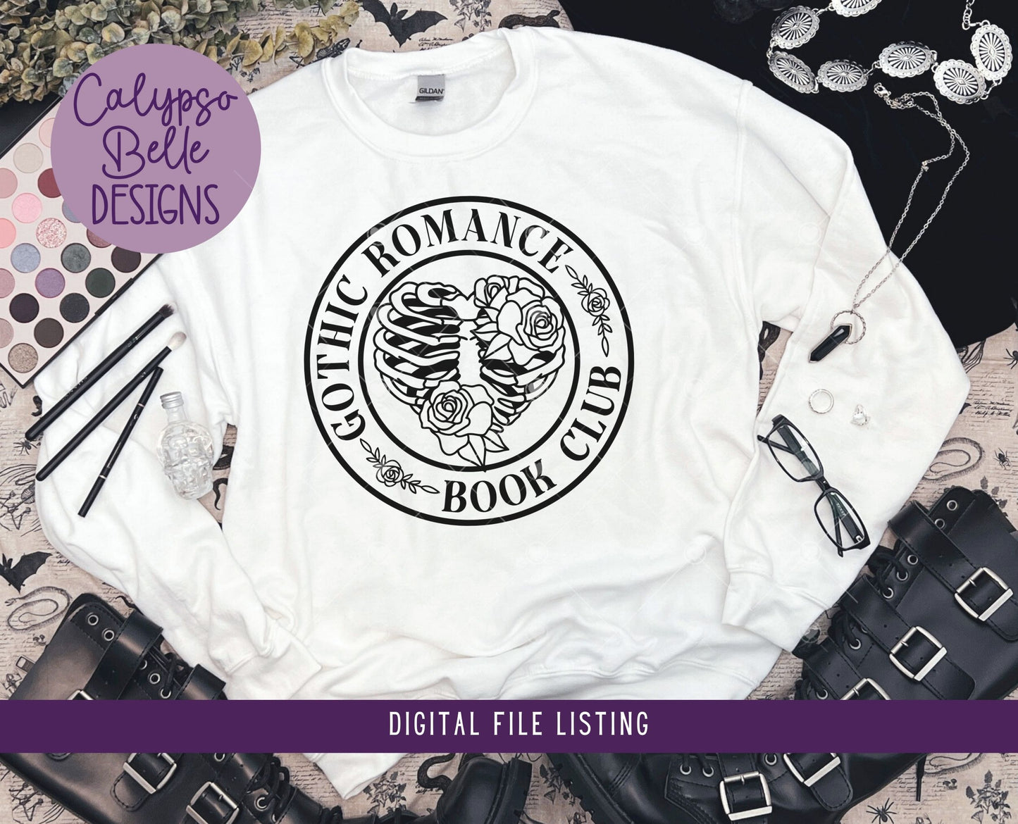 Gothic Romance Book Club, Bookish Designs