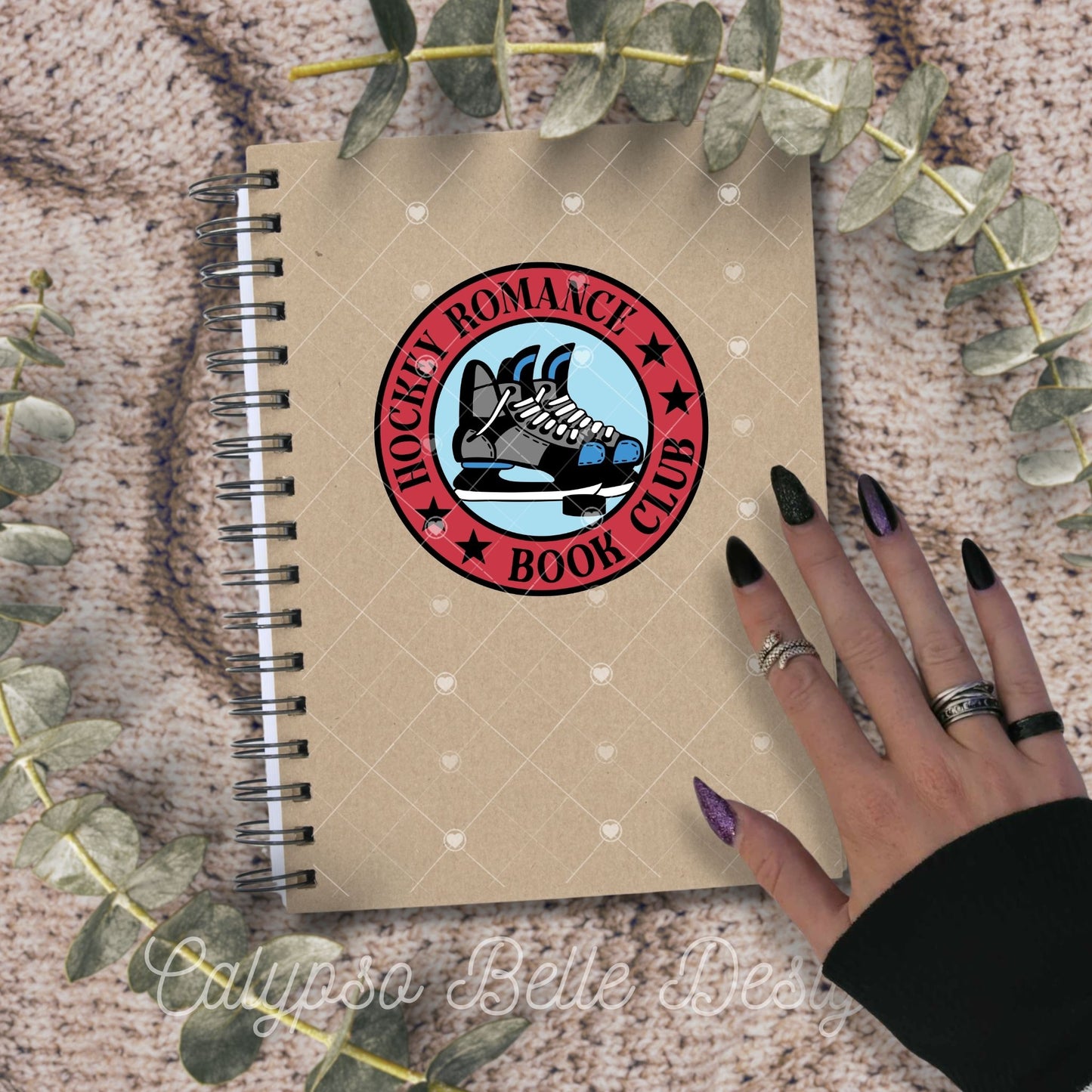 Hockey Romance Book Club, Bookish Designs