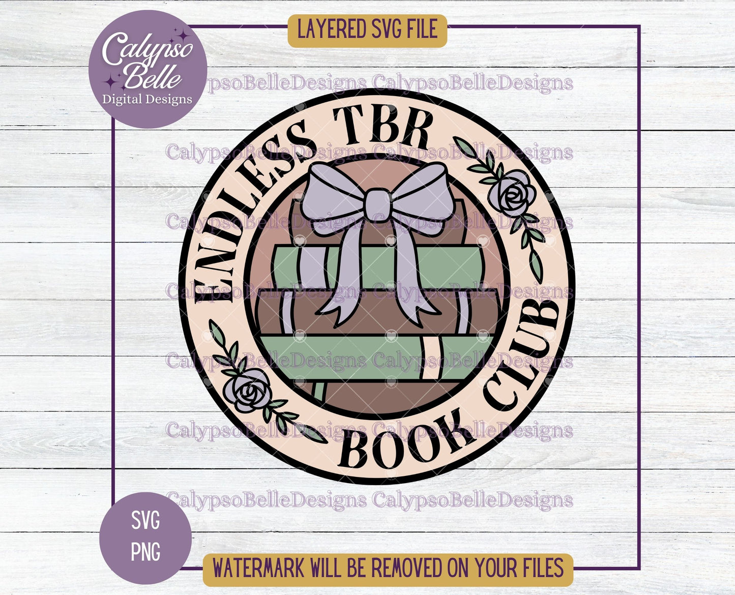 Endless TBR Book Club, Bookish Designs