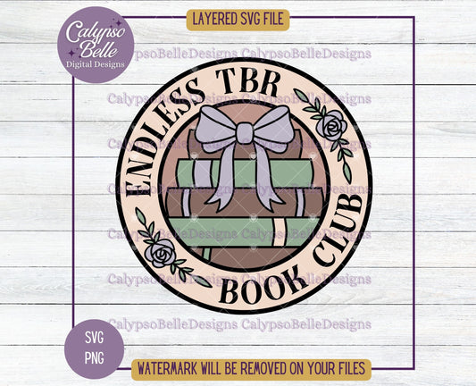 Endless TBR Book Club, Bookish Designs