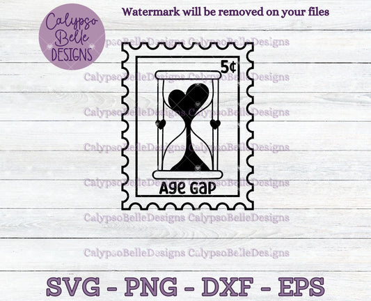 Age Gap, Trope Stamps, Bookish Stamps, Bookish Design