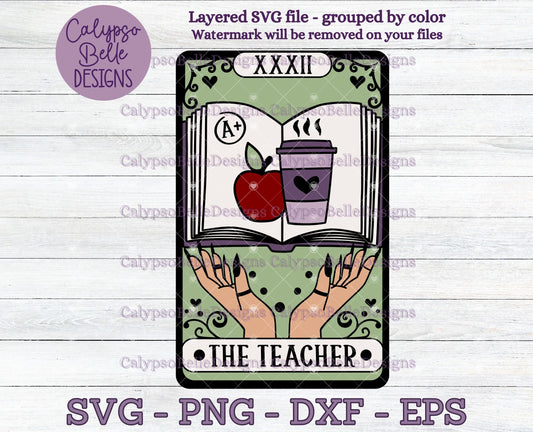 The Teacher Tarot Card Design