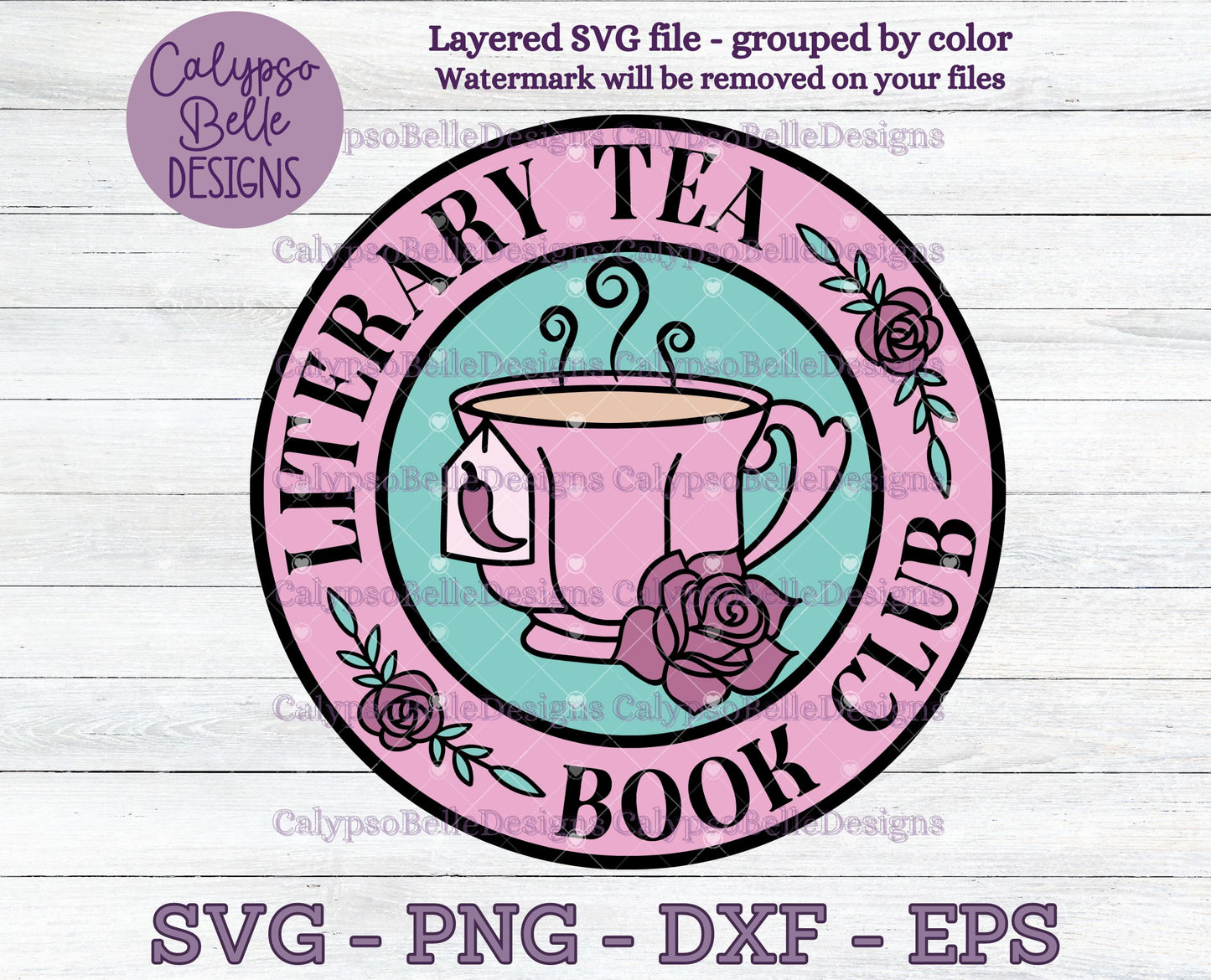 Literary Tea Book Club, Bookish Design