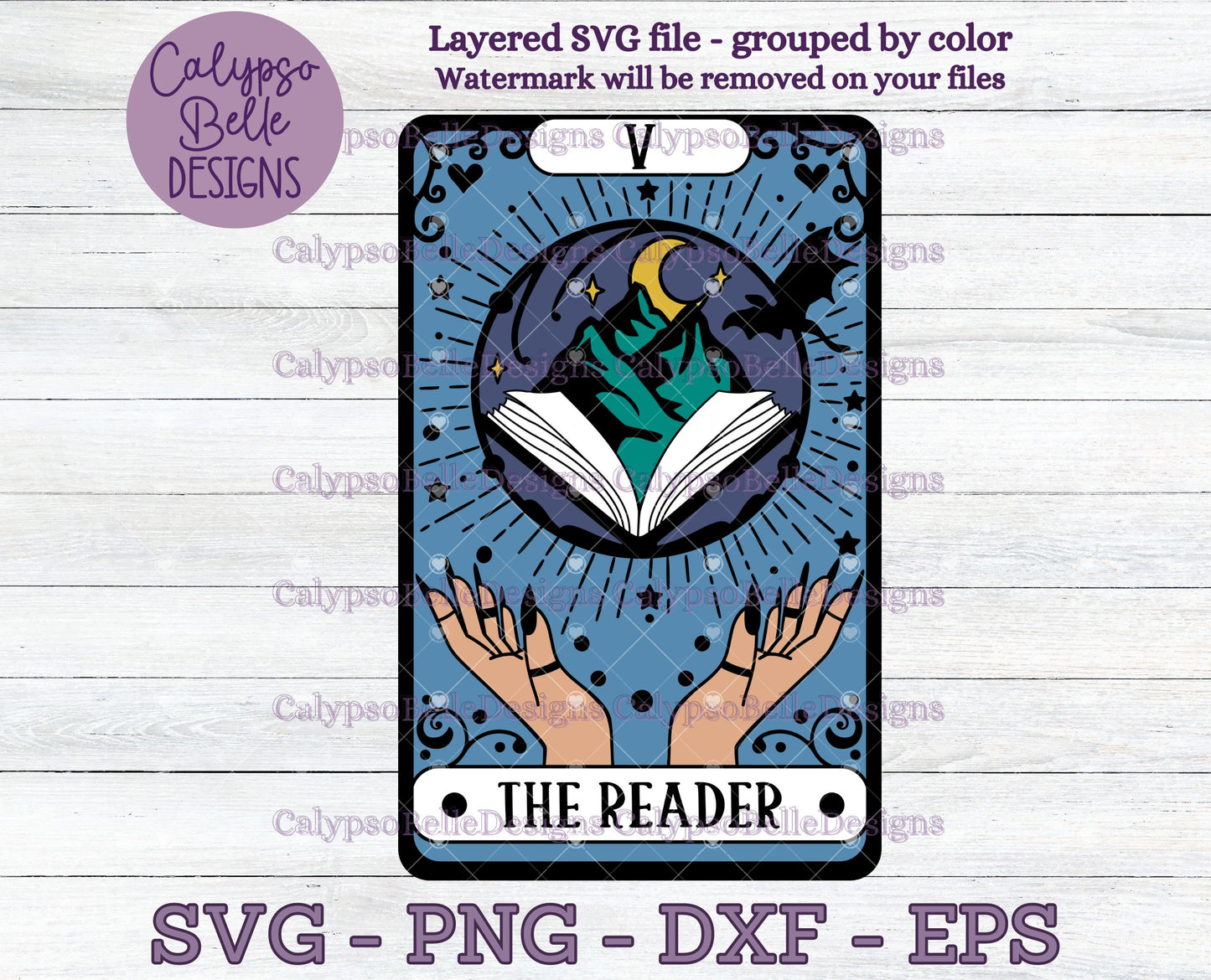 The Reader Tarot Card Design