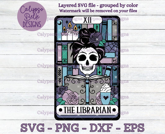 The Librarian Tarot Card Design