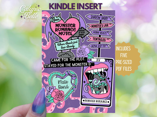 Monster Romance, Dark Romance Printable Kindle Insert