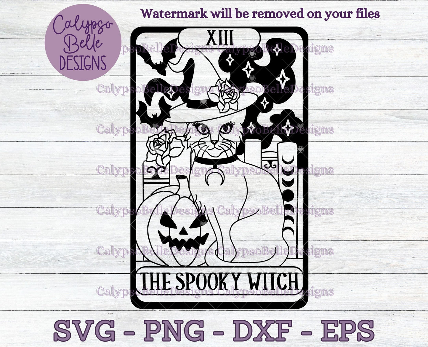 The Spooky Witch Tarot Card Design