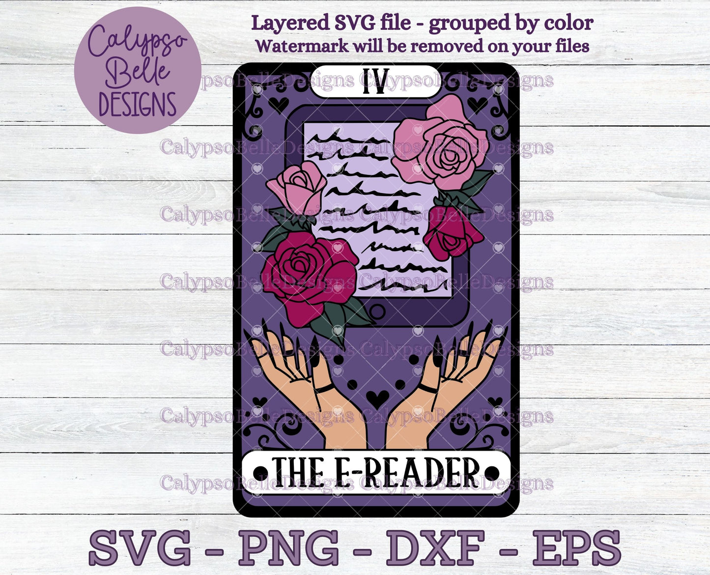 The E-Reader Tarot Card Design