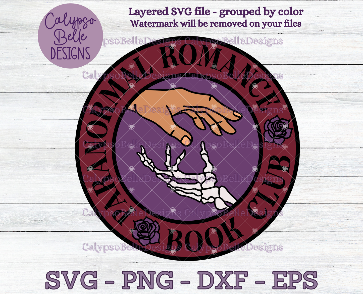 Paranormal Romance, Queer MM Romance Book Club, Bookish Design