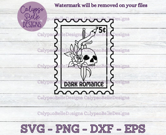 Dark Romance, Trope Stamps, Bookish Stamps, Bookish Design