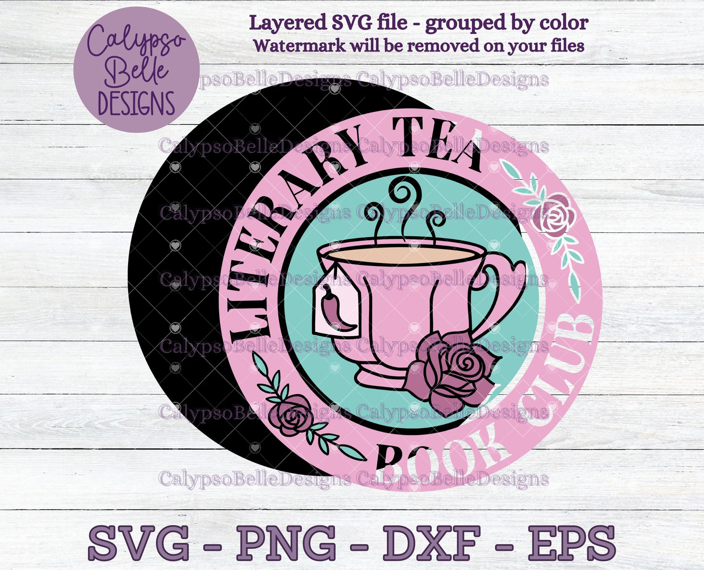 Literary Tea Book Club, Bookish Design