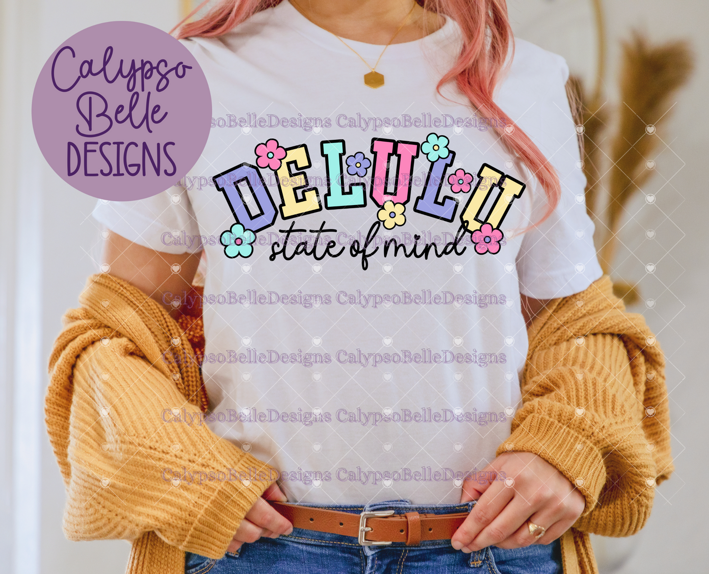 Delulu State of Mind, Retro Whimsy Design