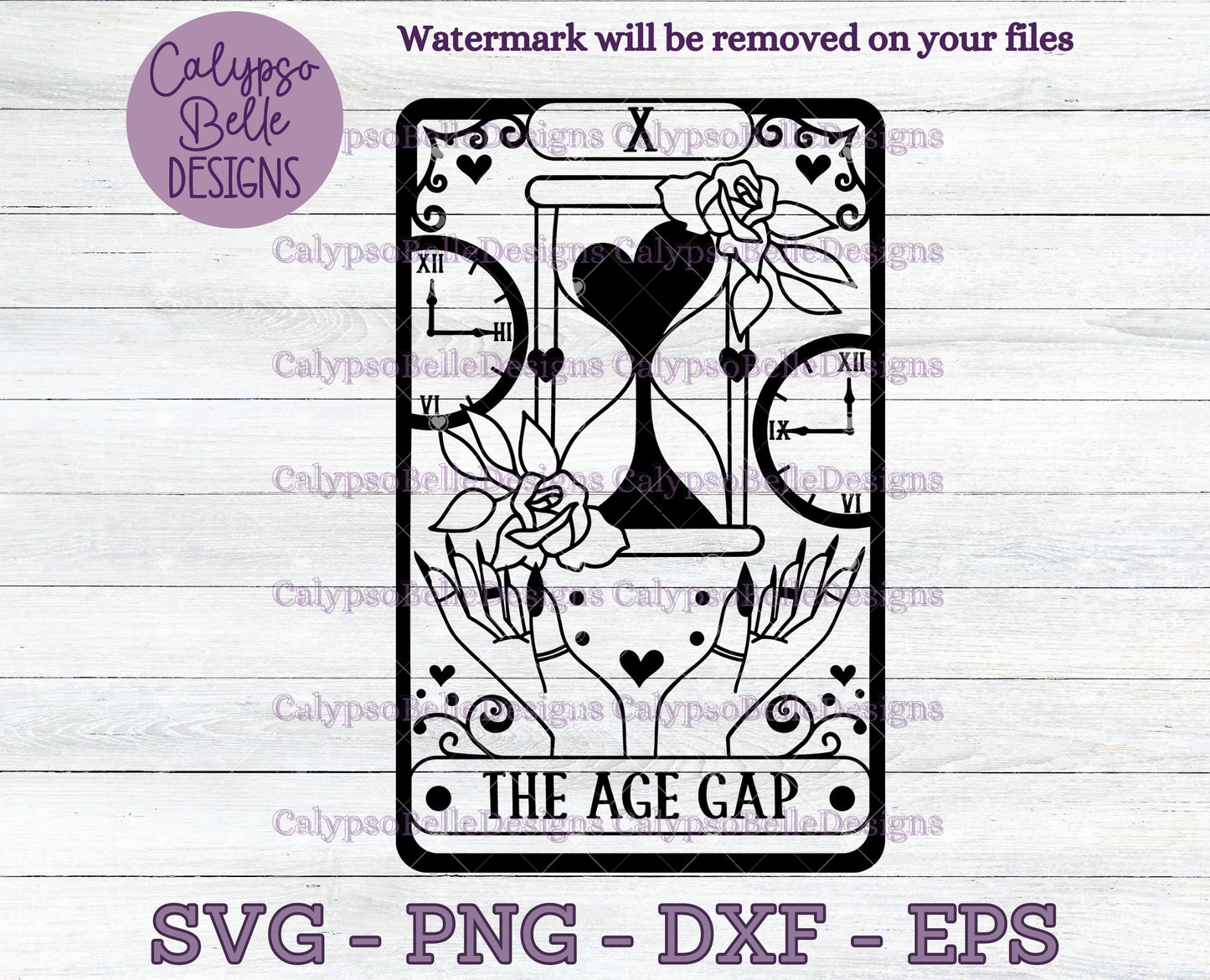 The Age Gap Reader Tarot Card Bookish Design