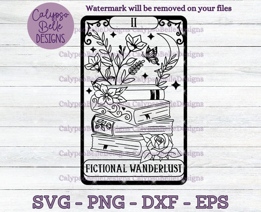 Fictional Wanderlust Tarot Card Design