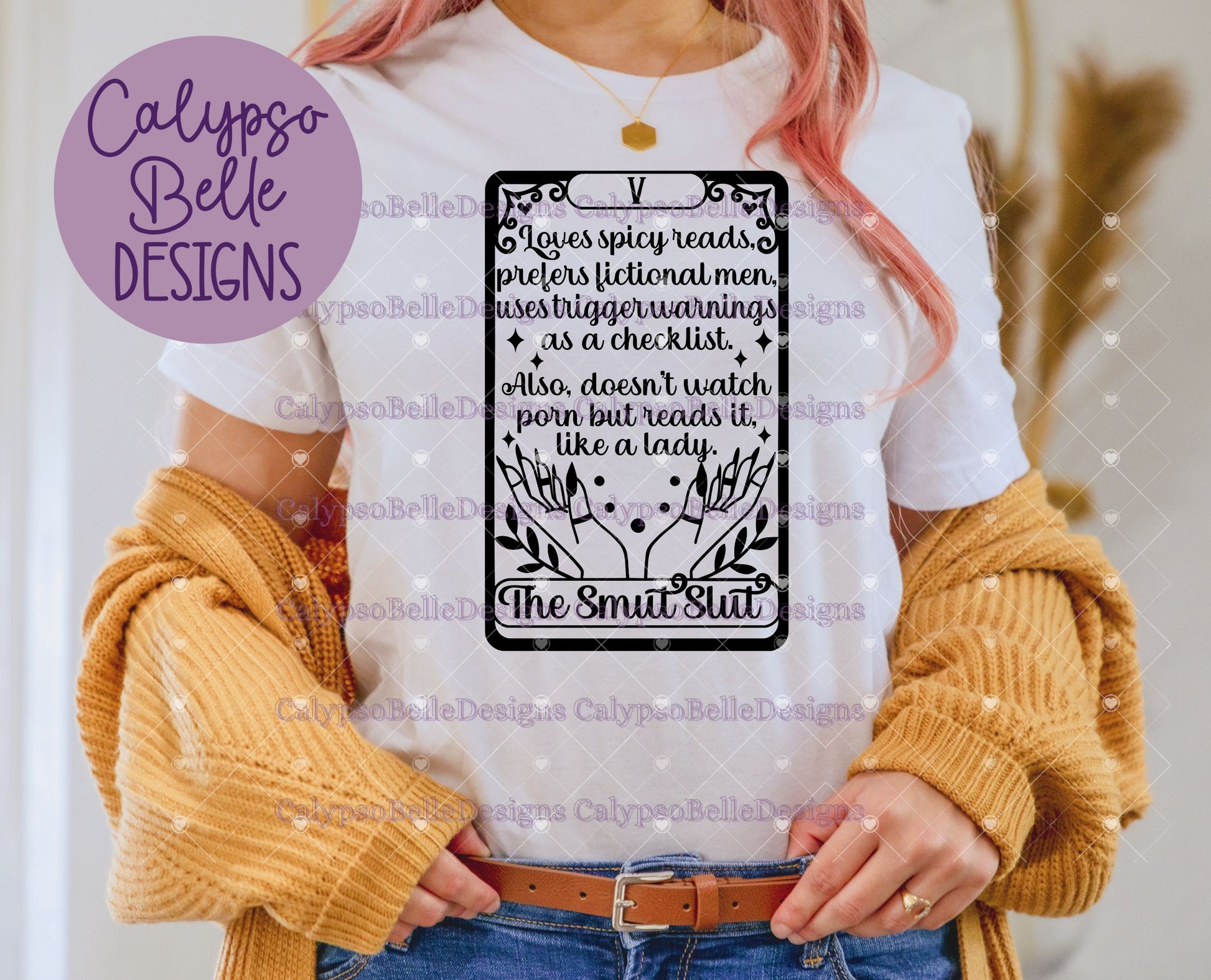 The Smut Slut Definition Tarot Card Bookish Design Calypso Belle the-smut-slut-definition-tarot-card-bookish-design-calypso-belle