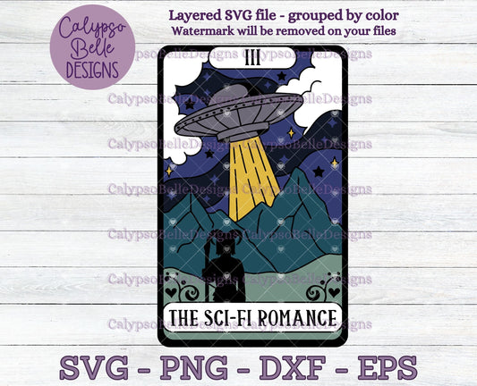 The Sci-Fi Romance Tarot Card Design